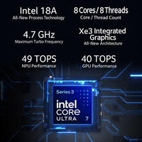 Nouvel ordinateur portable professionnel Swift Go Edge 14 pouces AI, Intel Core Ultra 7, 32 Go, SSD 1 To, écran tactile OLED 2.8K, 990g, WiFi7, anglais, métal, Windows