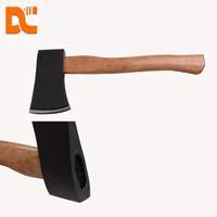 Hache à manche en bois de qualité industrielle Produit de bricolage durable pour le fendage du bois de chauffage Hache d'extérieur