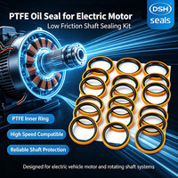 Joint d'étanchéité d'arbre de rotor en PTFE en forme de L avec boîtier métallique pour moteur de traction de véhicule électrique – Joint d'arbre à faible friction