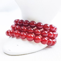 Bracelet en Agate Rouge à Succès – Pierre Énergétique et Artisanat en Cristal pour le Feng Shui, la Décoration de la Maison ou du Bureau, ou comme Cadeau pour Petite Amie
