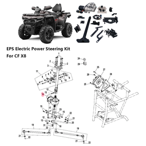 Eps ערכת היגוי חשמל עבור בקר כיוון cf x8 800 Cfx8-eps 9cr6-103300-20000 <span class=keywords><strong>atv</strong></span>/utv/utv & אביזרים - Product Image 2