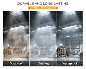 Patentli CEE Sertifikalı 250w Endüstriyel Lineer Atölye Lambası Hareket Sensörü ve Işık Sensörü Entegre Led Yüksek Tavan Lambası - Product Image 5