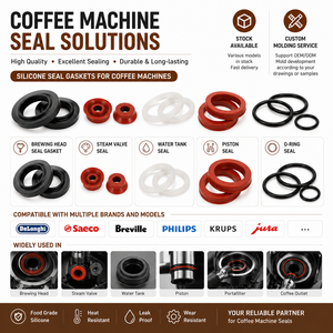 Joint d'étanchéité en caoutchouc silicone EPDM de qualité alimentaire personnalisé pour <span class=keywords><strong>machine</strong></span> à café, compatible avec les machines à expresso Saeco, Gaggia, La <span class=keywords><strong>Pavoni</strong></span> - Product Image 6