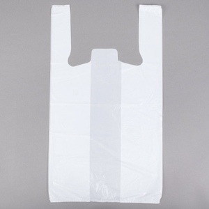 Bolsas de Compras al por Mayor MU, Bolsas de Plástico Transparente Compostables con Logotipos Personalizados, Bolsas de Plástico Negras Tipo Camiseta - Product Image 2