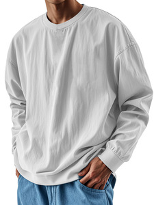 <span class=keywords><strong>Polo</strong></span> da uomo felpa da uomo a <span class=keywords><strong>maniche</strong></span> <span class=keywords><strong>lunghe</strong></span> bella coppia stile Casual Versatile ampia girocollo tendenza primaverile - Product Image 3