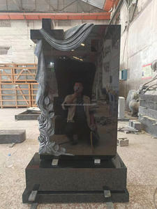 Cimetière Jardin Rose Sculpté <span class=keywords><strong>Granit</strong></span> Marbre Pierre Naturelle Pierre Tombale Monument - Product Image 6