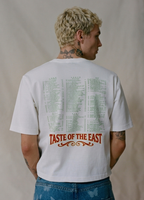 T-shirt col rond streetwear pour homme, tendance, avec motif personnalisé, coupe oversize, en coton épais, décontracté, à manches courtes