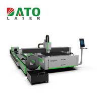 Découpeuse laser professionnelle 3015 pour tôles et tubes 6000W pour la découpe d'acier et de tuyaux