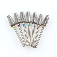 Fraise à ongles en carbure professionnelle 3/32'' pour manucure, outil de suppression de gel, super coupe, petite fraise cylindrique en carbure
