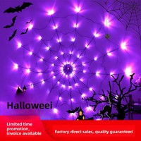 Décorations lumineuses toile d'araignée d'Halloween, guirlandes LED scintillantes pour créer une ambiance, animaux/zodiaque, pour bars et magasins