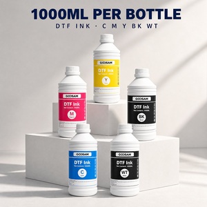Complete DTF Printing Kit CMYK White Ink 1000ml <b>Transfer</b> Film Powder Heat Press DTF Printer One Stop Whole Solution - Product Image 1