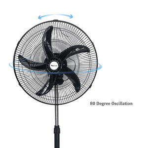Quạt điện nhựa toàn phần 18 inch giá rẻ chất lượng cao 5 cánh quạt di động để bàn đứng dùng trong nhà - Product Image 3