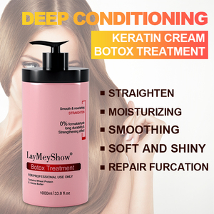 Traitement à la kératine brésilienne sans formaldéhyde, anti-frisottis et lissant, 5 mois de protection, avec collagène et huile d'argan, qualité professionnelle, 1000 ml - Product Image 4