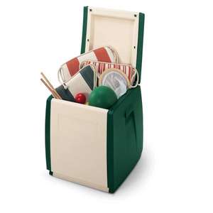 TERRY - 1001254 Contenedor de resina multifuncional 120 L. 54x54x57 - 1 rueda Verde-beige-EAN 8005646012549 COFRE DE PLÁSTICO - Product Image 2