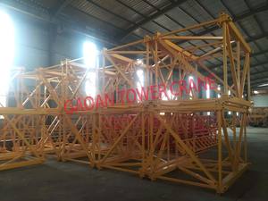 QTZ80(TC6010) รถเครนติดตั้งบนแท่น (Derrick Crane) ขายดี รับน้ำหนัก 6 ตัน ความยาวจิ๊บ 60 เมตร 54 เมตร สำหรับงานก่อสร้าง วัสดุก่อสร้าง - Product Image 3