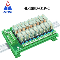 Carte de relais G2R-1-E 18 canaux, module de relais de commande à distance, entrée AC DC 1NO1NC, 12V 24V