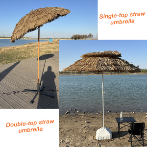 Gran oferta, sombrilla plegable <span class=keywords><strong>de</strong></span> aluminio personalizada <span class=keywords><strong>de</strong></span> fácil apertura, impermeable, Anti-UV, Beach Resort, <span class=keywords><strong>jardín</strong></span> al aire libre, Patio, <span class=keywords><strong>sombrillas</strong></span>, <span class=keywords><strong>Bases</strong></span> - Product Image 2