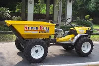 Landwirtschaftliche Traktoren zum Verkauf Palmöl-Traktor 4x4 Allradantrieb mit Lader und Kipper Mehrzweck-Ernte-Traktor