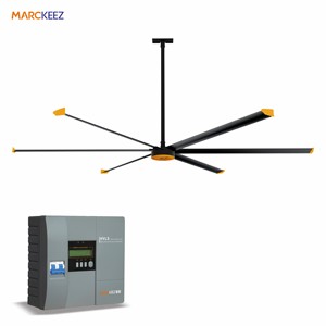 16 Fit Düşük Gürültülü Fabrika 220v DC Ucuz Tavan Vantilatörü Depo Büyük Endüstriyel <span class=keywords><strong>Fan</strong></span> Küçük HVLS Fanlar CE Belgeli - Product Image 3