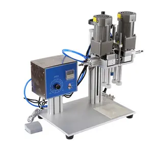 LTPK 6100 Pneumatische Versiegelung maschine Flasche Ca p Versiegelung maschine Chubby Gorilla Capping Machine Kosmetik Produktions ausrüstung