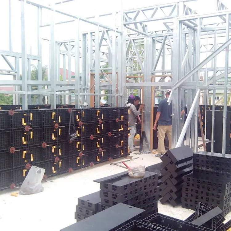 पुन: प्रयोज्य घर निर्माण formwork