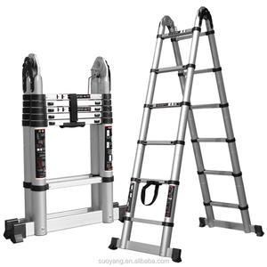 Một khung 5M Mở rộng gấp nhôm kính thiên văn thang với thang Phân thiết kế hiện đại 13 bước 150kg tải trọng - Product Image 2