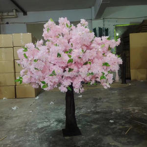 طاولة زفاف مخصصة E-طاولة صيد صناعية حرير زهر الكرز طاولة شجرة للحفلات تأجير المناسبات - Product Image 4