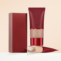 Fond de teint liquide en tube, couvrance totale, longue tenue, fini mat, pour plusieurs tons de peau, contrôle du sébum, base de maquillage pour le visage