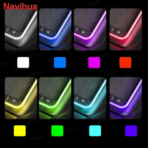 Navihua New Design Electric Touch Panel with Ambient <b>Light</b> Wireless Phone Charger Car Touch Pad for Tesla Model 3 Highland - Product Image 6