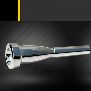 Embouchure de <span class=keywords><strong>trompette</strong></span> couleur argent, en cuivre pur plaqué argent, remplacement pour <span class=keywords><strong>Bach</strong></span> 1.5C - Product Image 3