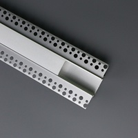 Plâtre sans couture de vente directe d'usine dans le profil en aluminium du mur LED pour le profil sans garniture de plafond
