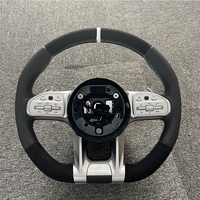 Volant en fibre de carbone pour Mercedes Benz GLA CLA GLC GLS GLE Classe A B C W205 W213 W204 W206, mise à niveau du modèle ancien vers le nouveau modèle
