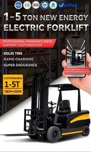 Harga Pabrik <span class=keywords><strong>Forklift</strong></span> Listrik 2 Ton 3 Ton 4 Ton 5 Ton Angkat hingga 3m-7m Baterai Timbal <span class=keywords><strong>Forklift</strong></span> Hidrolik Murah untuk Medan Berat - Product Image 2