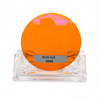 Verres de lunettes en résine 1.56 Red Cut 8008, bi-couche 2C, courbe de base, haute contraste, anti-lumière bleue, UV520, revêtement HMC, conduite de nuit