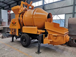 コンクリートミキサーポンプ20m 30 40m 3/hポータブルセメント混合ポンプ機 - Product Image 2