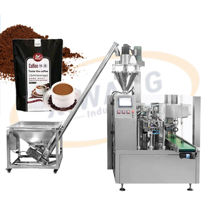 Machine d'emballage automatique pour sachets Doypack à fermeture éclair, état neuf, pour l'emballage de sachets de poudre de boisson instantanée, application alimentaire - Product Image 1