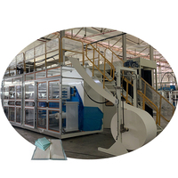Machine de fabrication de couches pour bébés et adultes, Servo entièrement automatique, utilisé sous les serviettes hygiéniques, Machine de Production de couches pour enfants, bon marché
