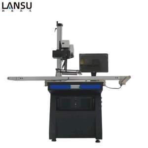Machine de marquage laser à fibre de bureau LANSU 3W 5W, facile à utiliser, pour verre, plastique, PVC, carte PCB, code de date, vision CCD, refroidissement par eau - Product Image 4