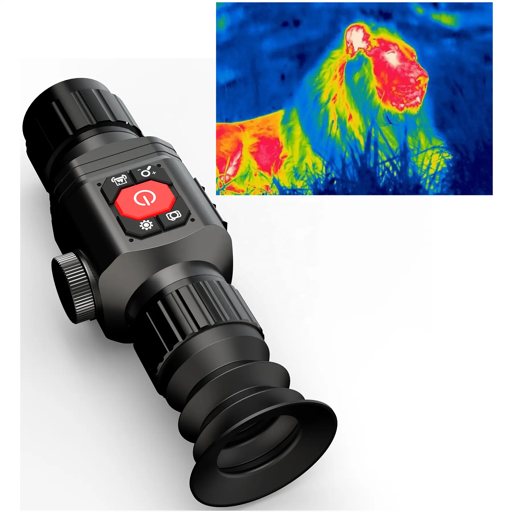 40x60 High Power Hd Zoom Night Vision Microscope 8-24x50 Camera Monocular Telescope