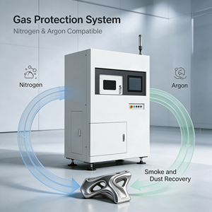 Impresora 3D Láser SLM AX-GLB200M de 300W, Industrial, Compacta, de Escritorio, Área de Construcción de 150x90mm, Alta Densidad, para Múltiples Piezas Metálicas, Aeroespacial, Dental - Product Image 3
