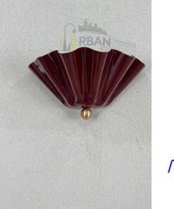 Apliques de pared de latón hechos a mano, acabado vino, lámparas de pared florales modernas, decoración floral, iluminación para dormitorio, pasillo, patio - Product Image 2