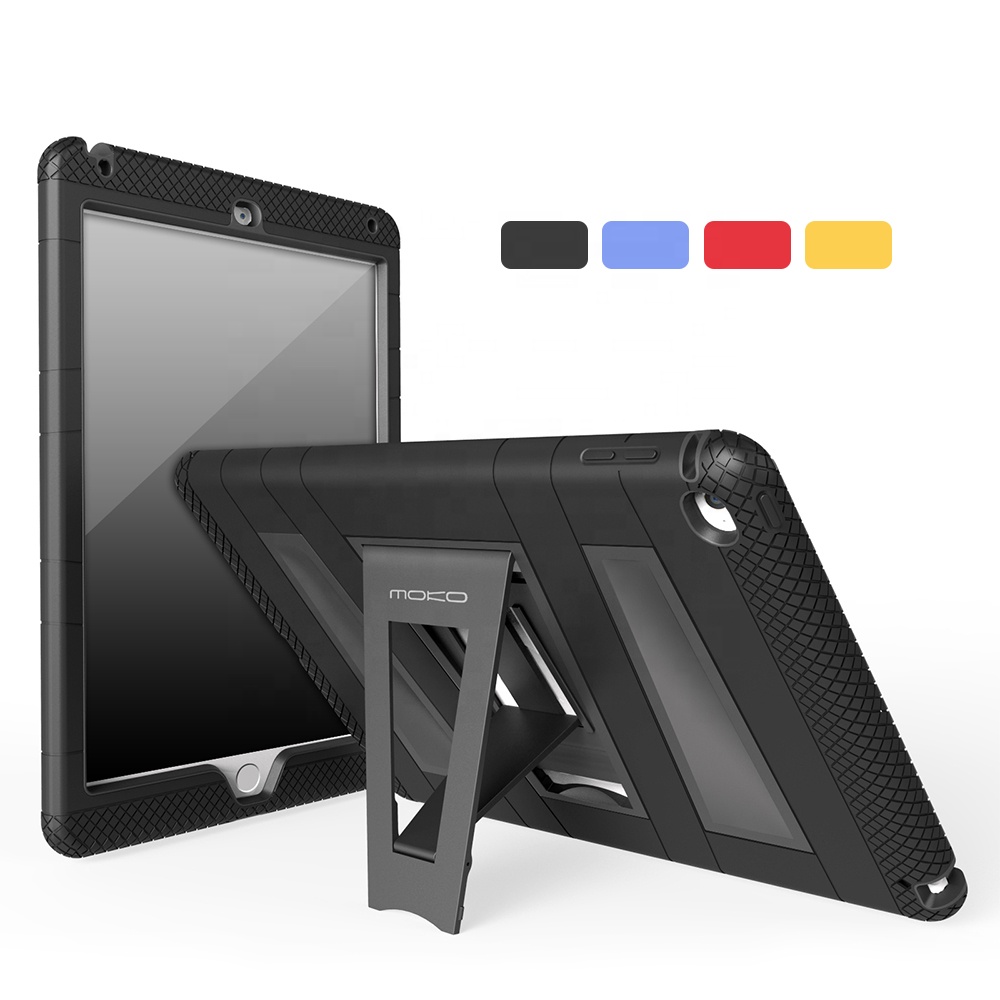 MoKo Прочный Гибридный Силиконовый твердый поликарбонат для детей для планшета iPad Air 2 9,7 дюйма 2014