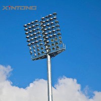 Mástil alto iluminación Led mástil alto estadio luz Led alto mástil con luz elevar y bajar dispositivo