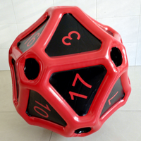 Dés gonflables amusants D20 en PVC de haute qualité pour jeux de fête – Prix direct usine