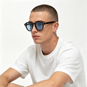 Gafas <span class=keywords><strong>de</strong></span> <span class=keywords><strong>Sol</strong></span> Estilo <span class=keywords><strong>Johnny</strong></span> <span class=keywords><strong>Depp</strong></span> para Hombre y Mujer <span class=keywords><strong>de</strong></span> Marca <span class=keywords><strong>de</strong></span> Diseñador Polarizadas <span class=keywords><strong>con</strong></span> Montura <span class=keywords><strong>de</strong></span> Acetato Vintage para Hombre UV400 - Product Image 4