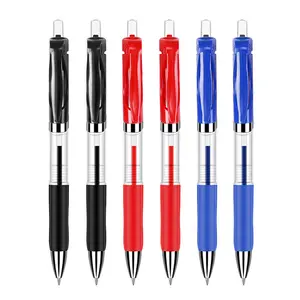 Hot Sale high Quality Gel Pen Promotional Students Office Luxury Plastic Gel Ballpoint Pen OEM Customized support