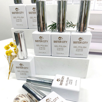 Vernis Gel UV Transparent Effet Caoutchouc Marque Privée 15ml – Bouteille DIY pour French Manucure, Non Toxique, Écologique, Longue Durée, pour Nail Art