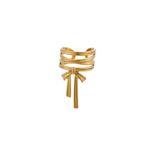 2026 Trendy Minimalist Open <b>Adjustable</b> Stainless Steel <b>Rings</b> Women's Fashion Gold/<b>silver</b> Plated Statement Gift - Product Image 6