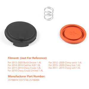 طقم إصلاح غطاء صمام PCV جديد لسيارات جنرال موتورز شيفروليه كروز وسونيك وتراكس 1.4 لتر مع غشاء 25198498،25198874،55573746 - Product Image 2