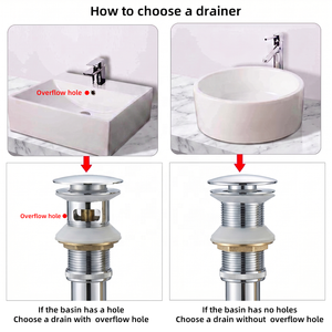 Desagüe de latón moderno de alta resistencia con superficie pulida, fácil de limpiar e instalar, para bañeras y uso hotelero - Product Image 6